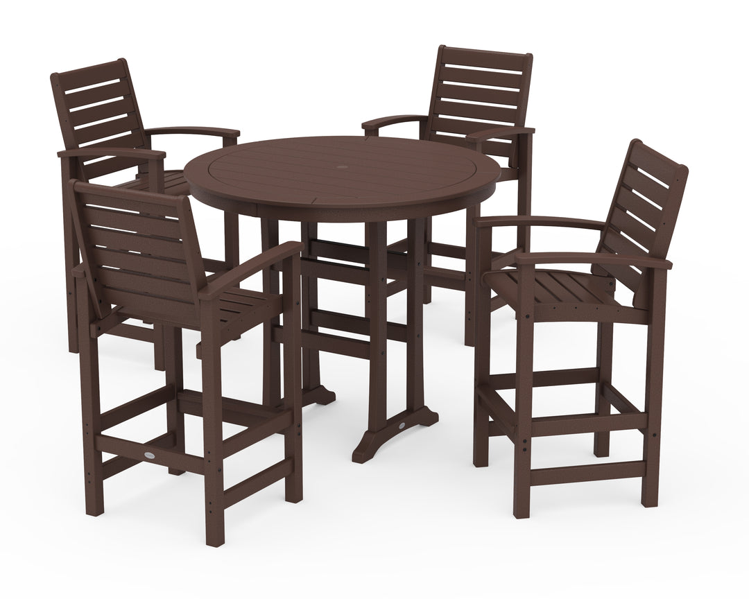 POLYWOOD® 5 Piece Signature Bar Dining Set