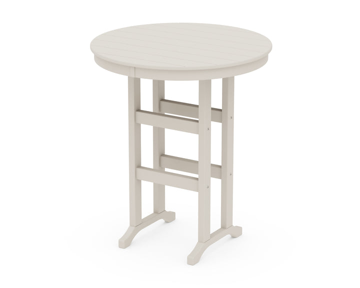 POLYWOOD® 36" Round Farmhouse Bar Table