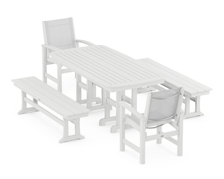 POLYWOOD® Coastal 5-Piece Dining Set