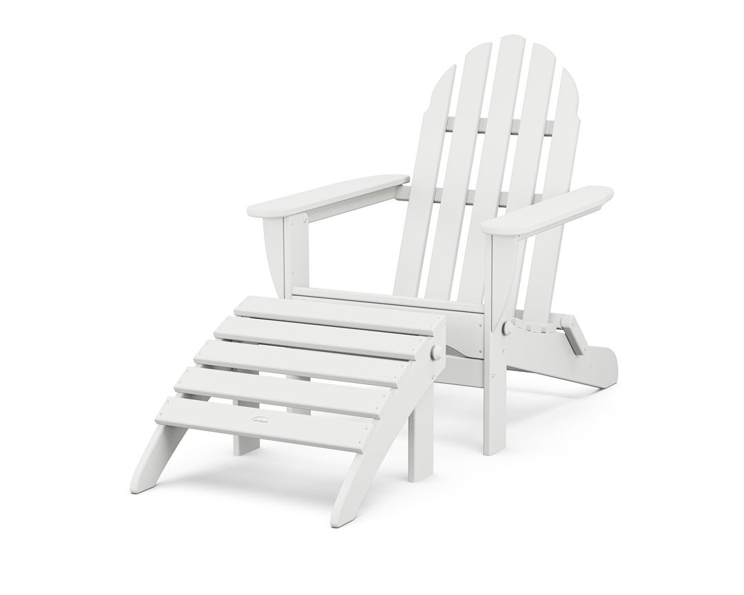 POLYWOOD® Classic Adirondack 2-Piece Set