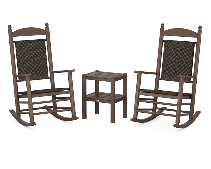 POLYWOOD® Jefferson 3-Piece Woven Rocker Set