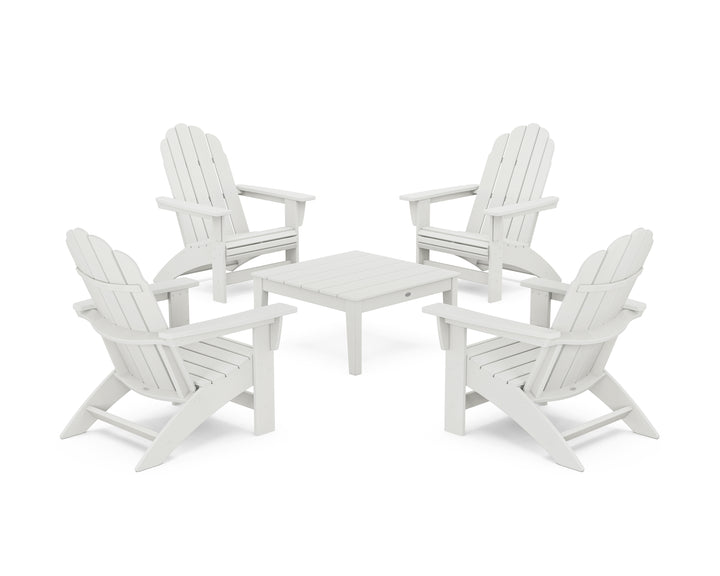 POLYWOOD® 5-Piece Vineyard Grand Adirondack Chair Conversation Group