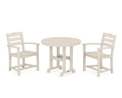 La Casa CafŽ 3-Piece Round Dining Set