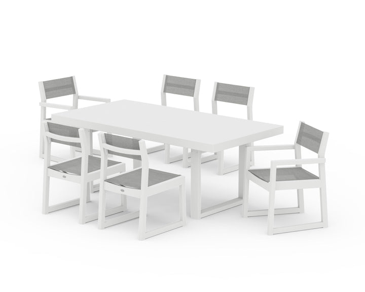 POLYWOOD® EDGE Sling 7-Piece Dining Set