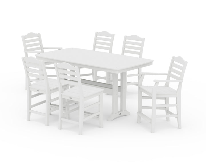 Draper James™ by  POLYWOOD® Savannah 7-Piece Counter Set with Trestle Legs
