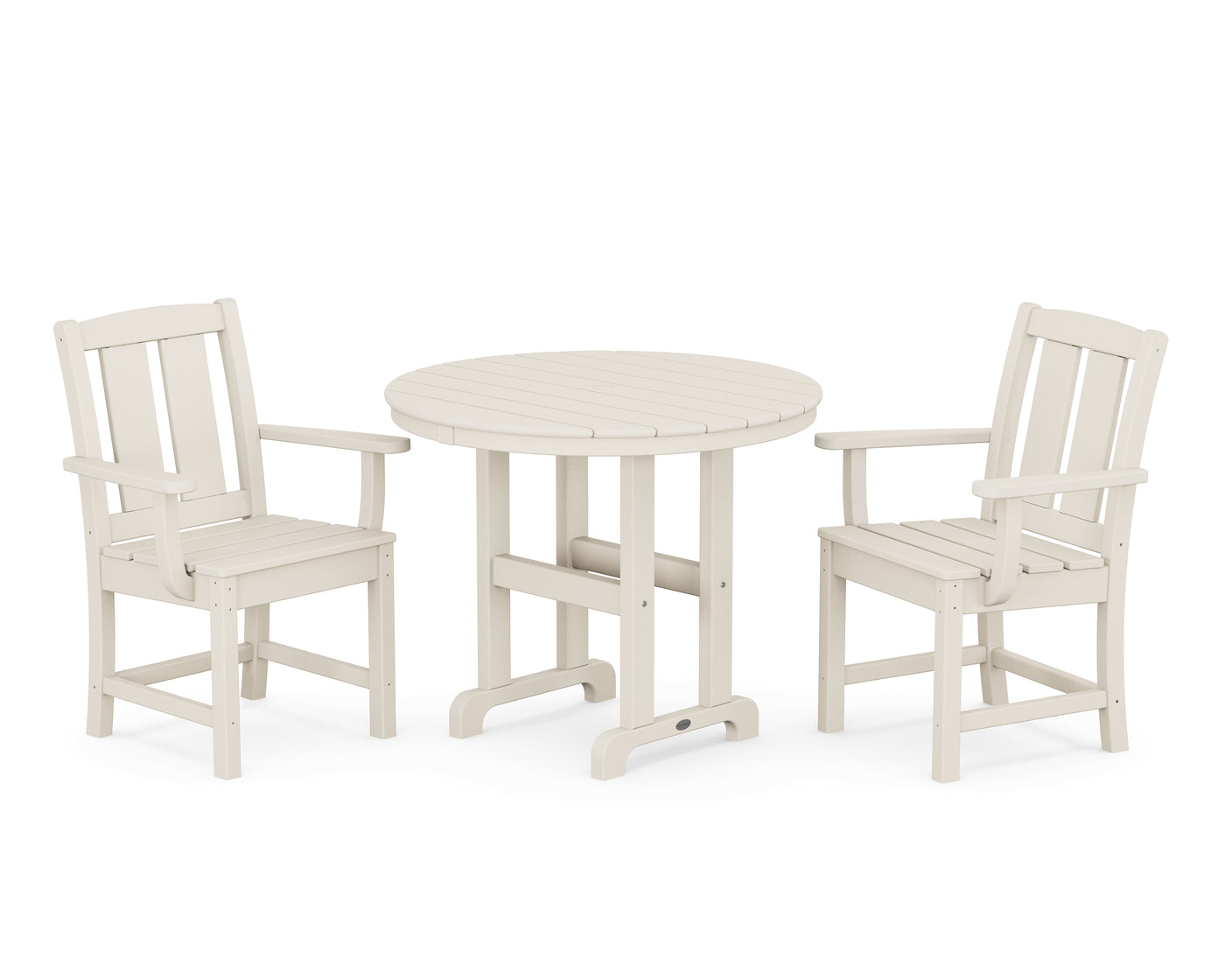 Mission 3-Piece Farmhouse Dining Set