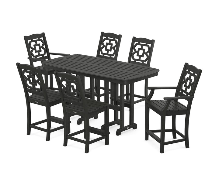 Martha Stewart by POLYWOOD® Chinoiserie 7-Piece Counter Set