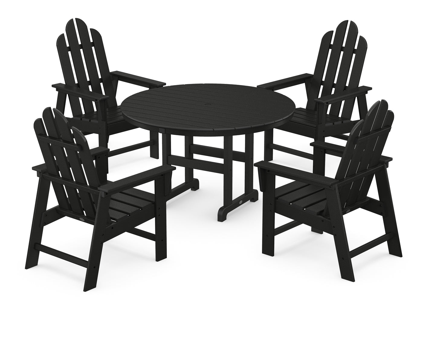 Long Island 5-Piece Round Farmhouse Dining Set