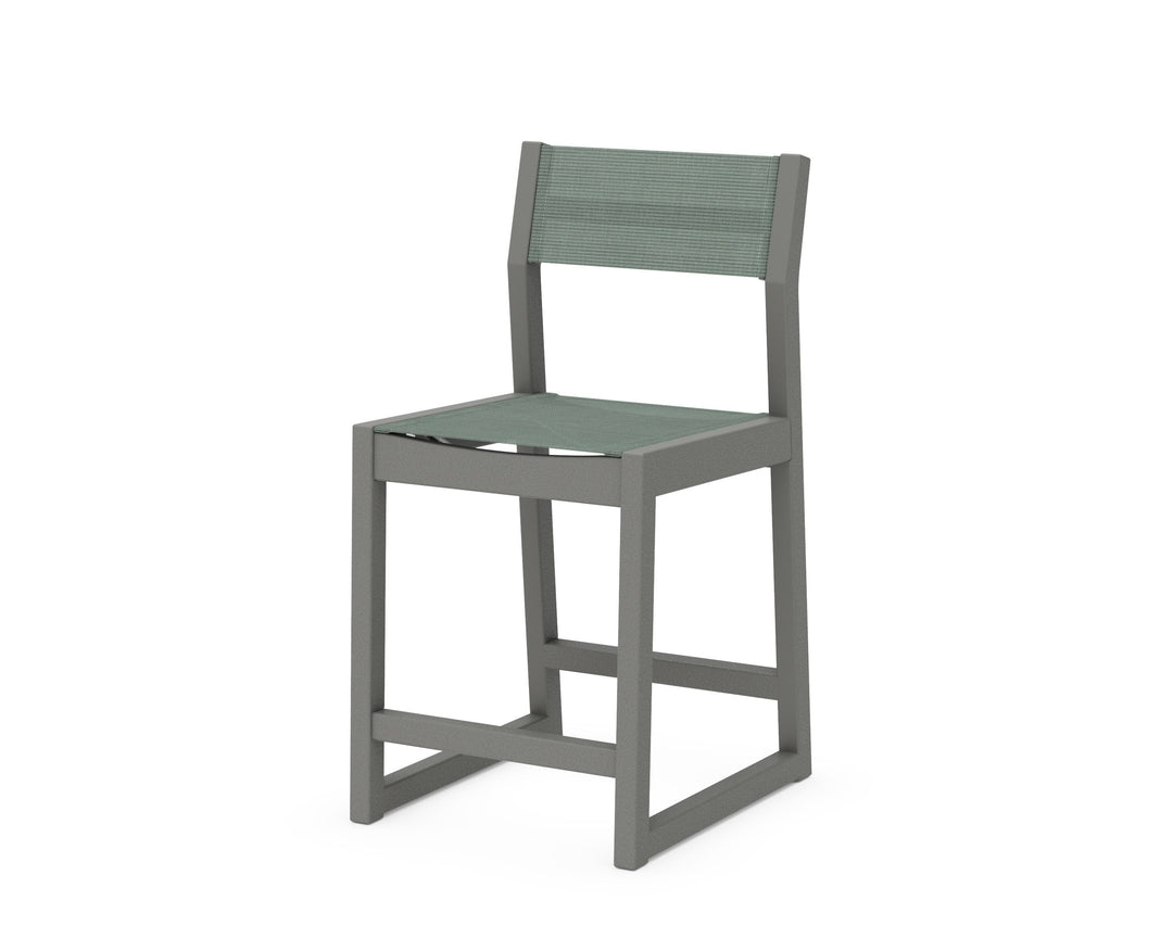 POLYWOOD® EDGE Sling Counter Side Chair