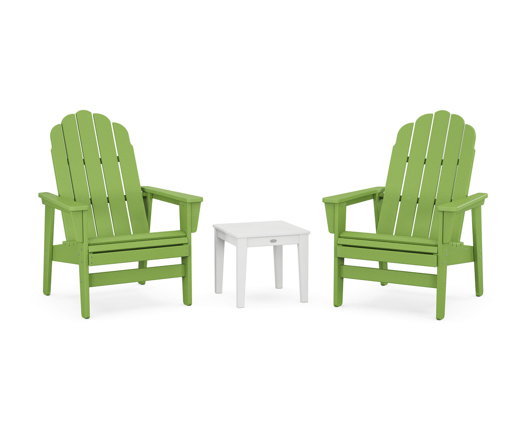 POLYWOOD® 3-Piece Vineyard Grand Upright Adirondack Set