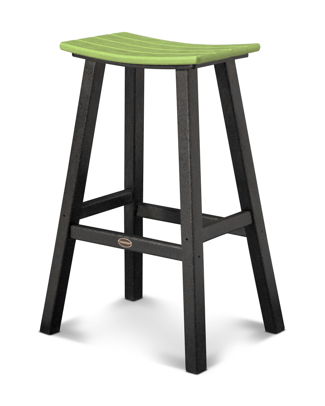 POLYWOOD® Contempo 30" Saddle Bar Stool