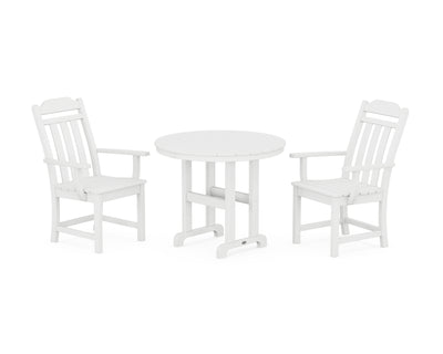 Cottage 3-Piece Farmhouse Dining Set