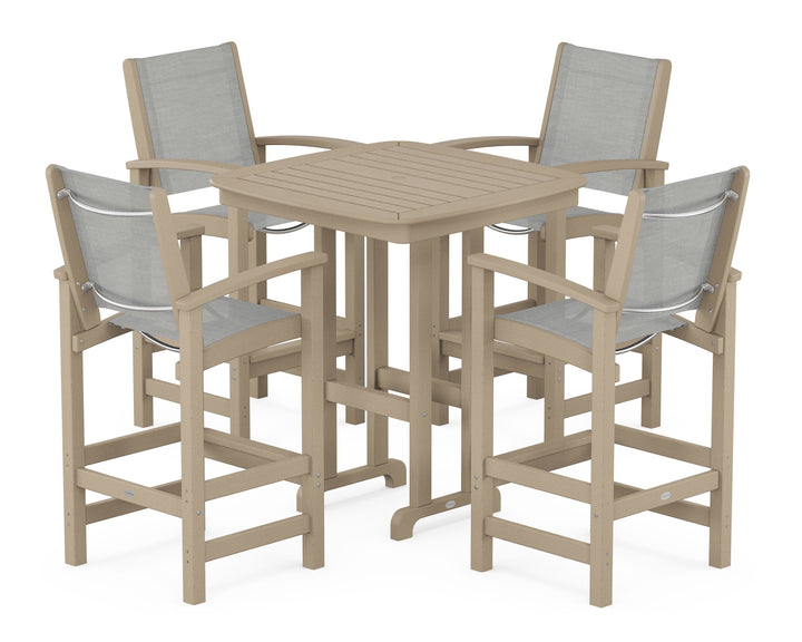 POLYWOOD® Coastal 5-Piece Bar Set