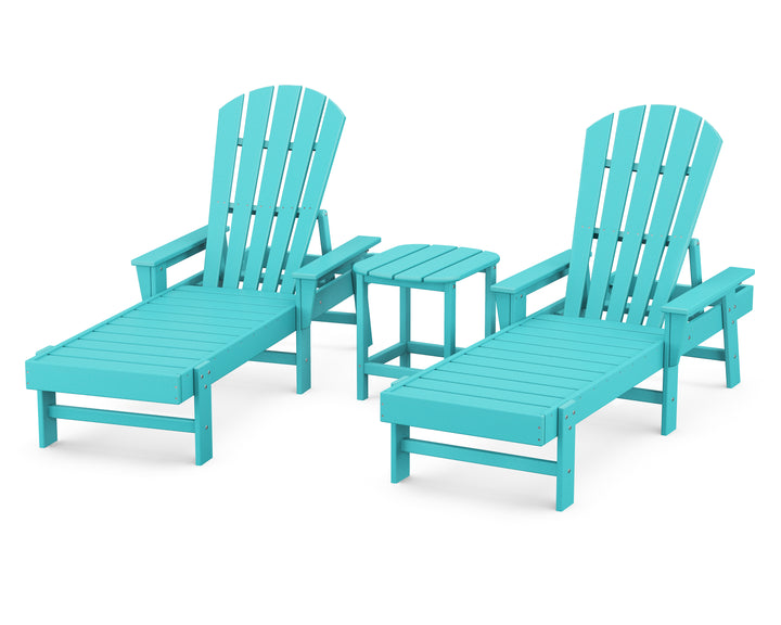 POLYWOOD® South Beach Chaise 3-Piece Set