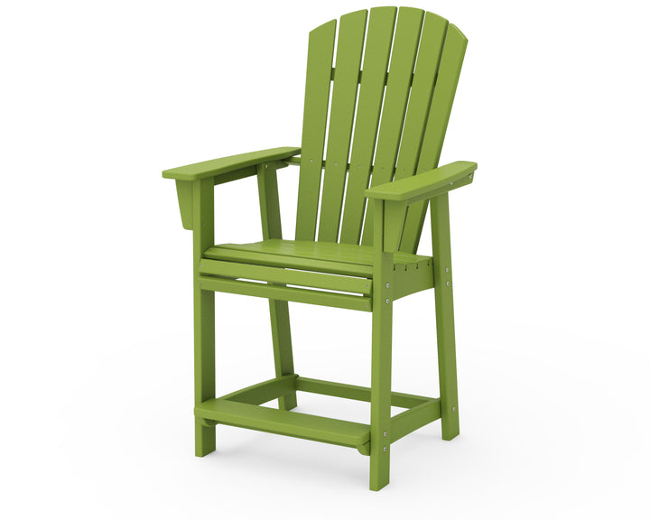 POLYWOOD® Nautical Curveback Adirondack Counter Chair