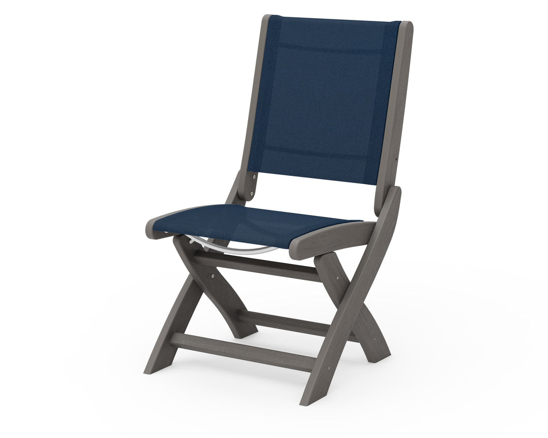 POLYWOOD® Coastal Folding Side Chair