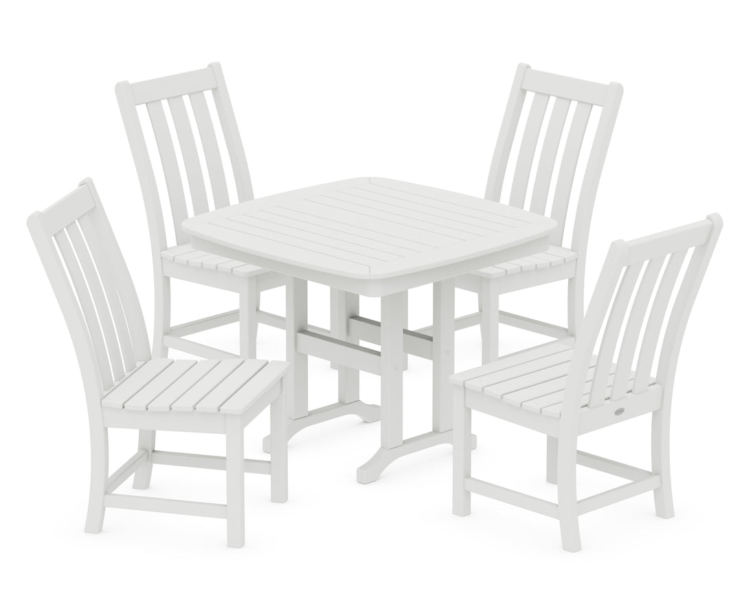 POLYWOOD® Vineyard 5-Piece Side Chair Dining Set