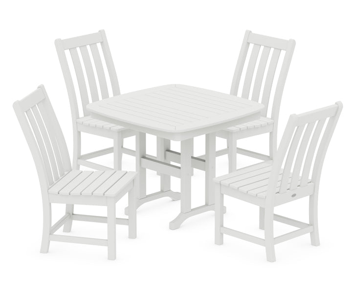 POLYWOOD® Vineyard 5-Piece Side Chair Dining Set
