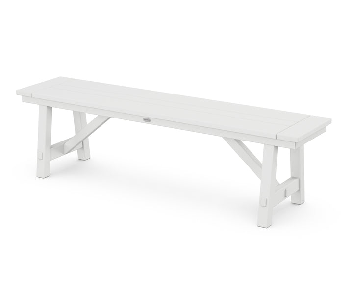POLYWOOD® Rustic Farmhouse 60" Backless Bench