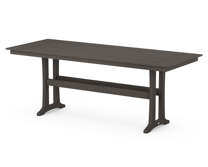 POLYWOOD® Farmhouse Trestle 38” x 96” Counter Table