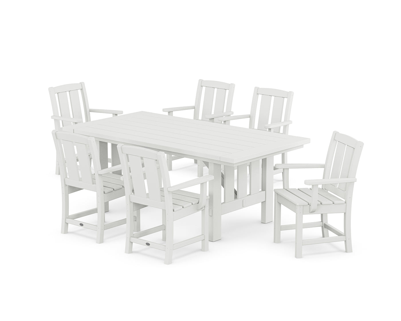 Mission Arm Chair 7-Piece Mission Dining Set