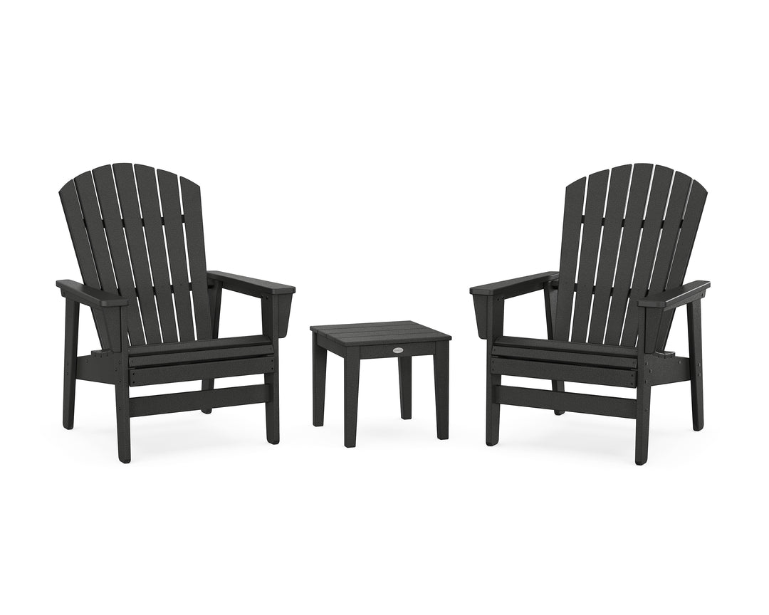 POLYWOOD® 3-Piece Nautical Grand Upright Adirondack Set