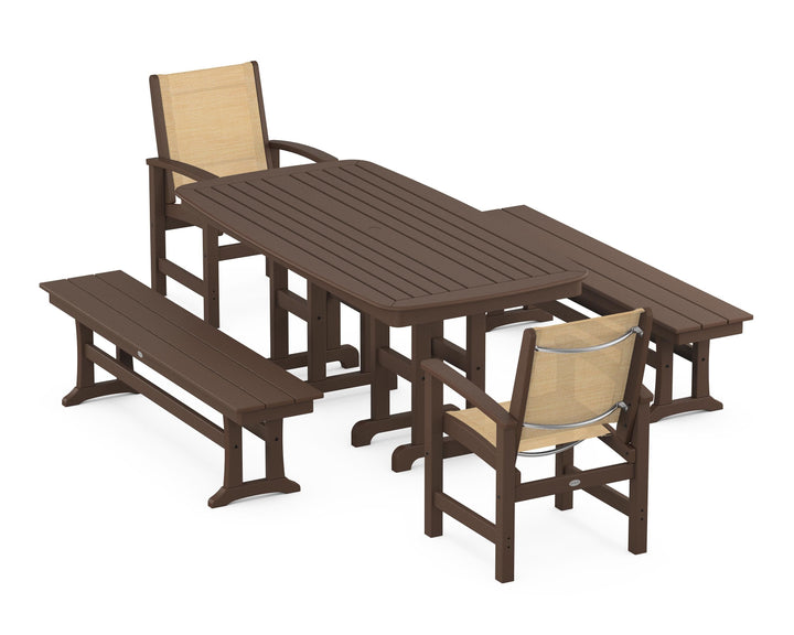 POLYWOOD® Coastal 5-Piece Dining Set