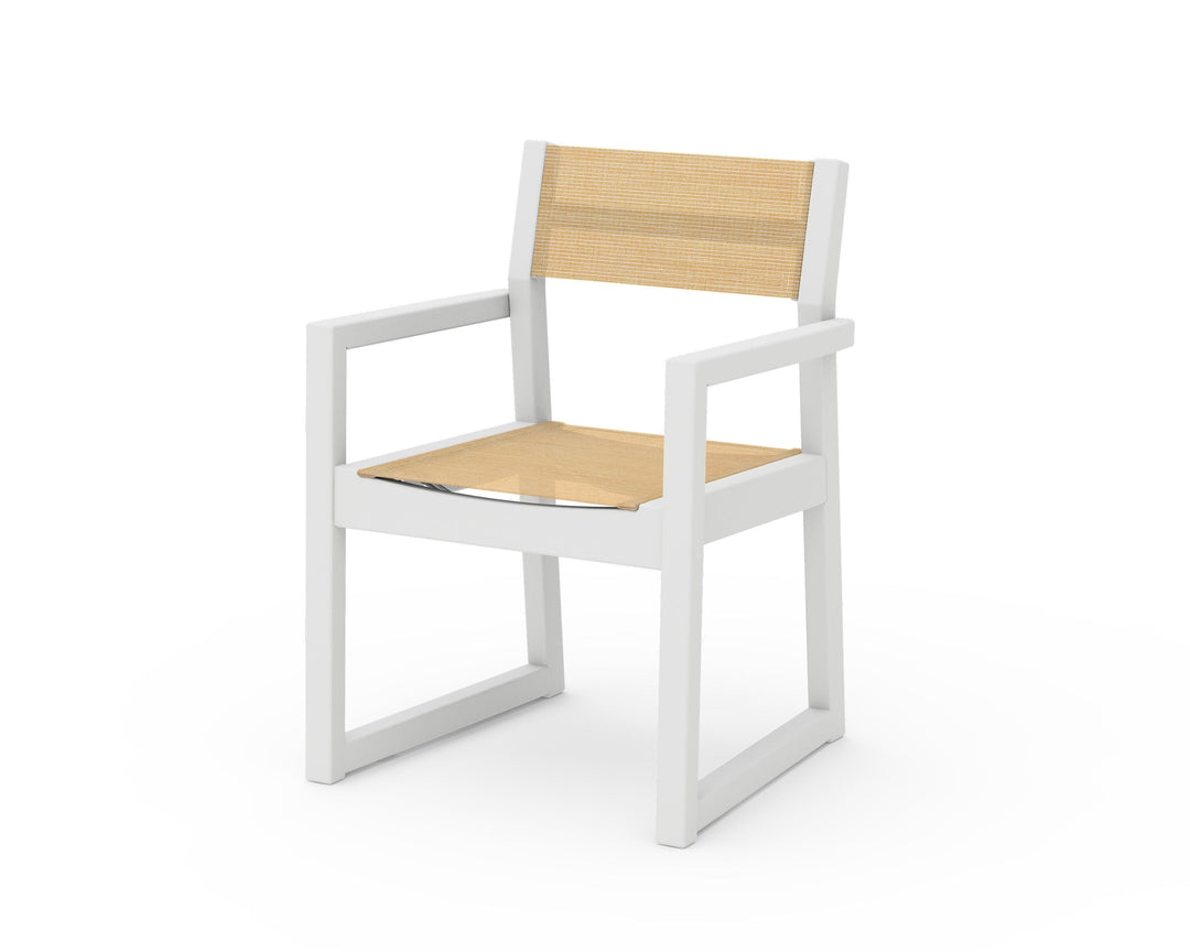 POLYWOOD® EDGE Sling Dining Arm Chair