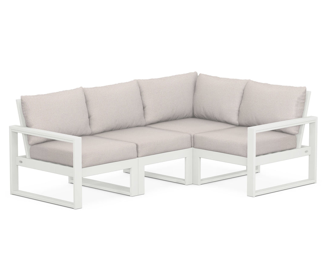 POLYWOOD® EDGE 4-Piece Modular Deep Seating Set