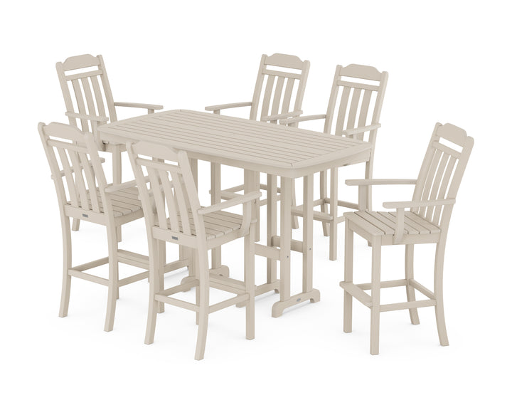 Country Living Cottage Arm Chair 7-Piece Bar Set