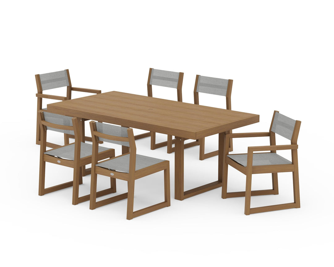 POLYWOOD® EDGE Sling 7-Piece Dining Set