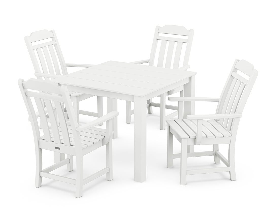 Country Living Cottage 5-Piece Parsons Dining Set