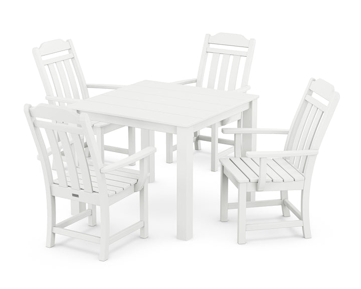 Country Living Cottage 5-Piece Parsons Dining Set