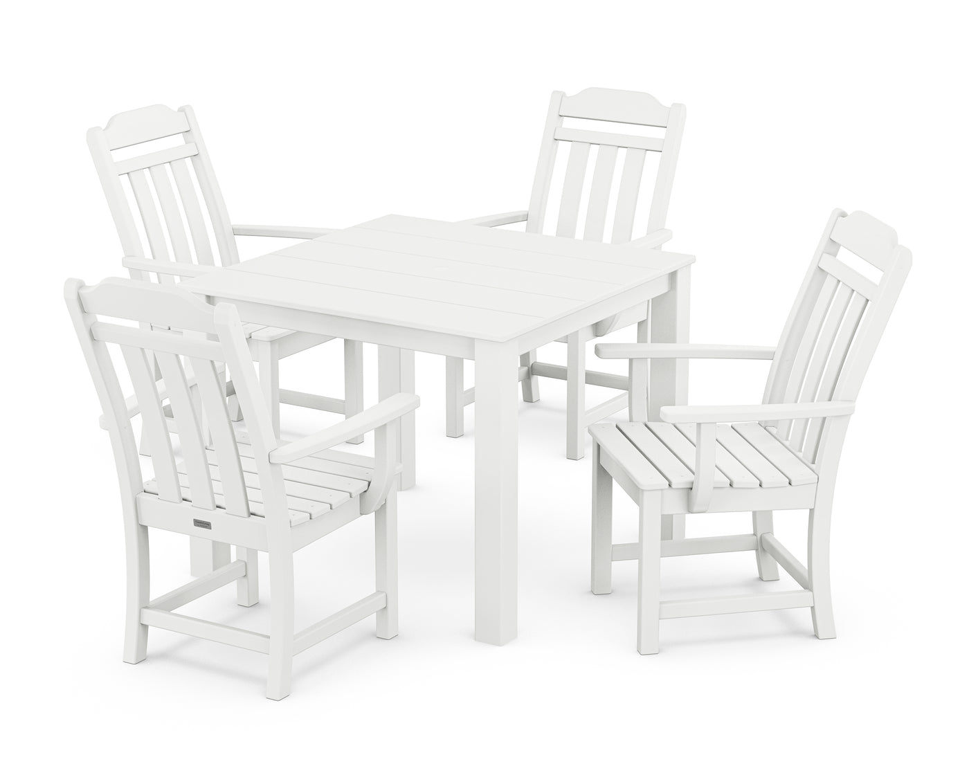 Cottage 5-Piece Parsons Dining Set