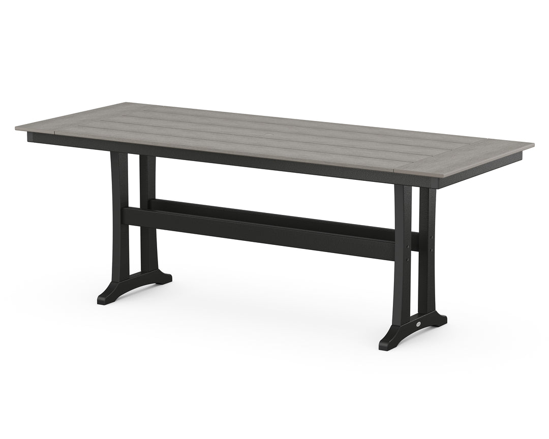 POLYWOOD® Farmhouse Trestle 38” x 96” Counter Table