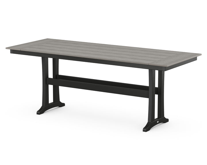 POLYWOOD® Farmhouse Trestle 38” x 96” Counter Table