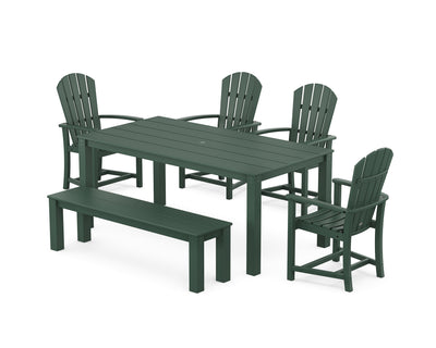 Palm Coast 6-Piece Parsons Dining Set with Bench