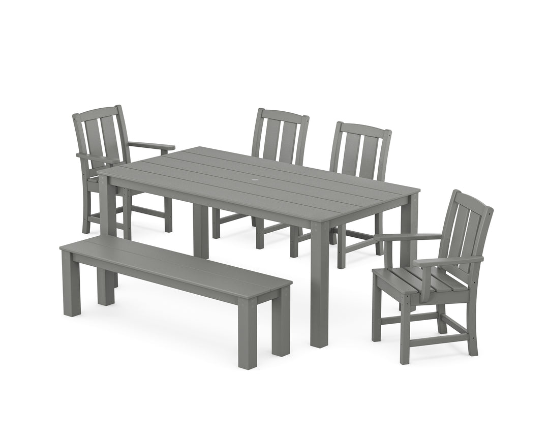 POLYWOOD® Mission 6-Piece Parsons Dining Set with Bench