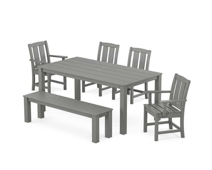 POLYWOOD® Mission 6-Piece Parsons Dining Set with Bench