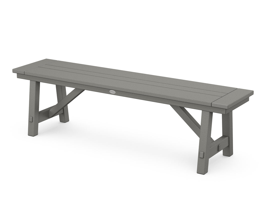 POLYWOOD® Rustic Farmhouse 60" Backless Bench