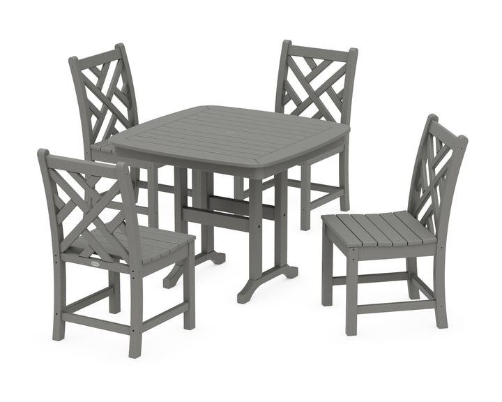 POLYWOOD® Chippendale 5-Piece Side Chair Dining Set