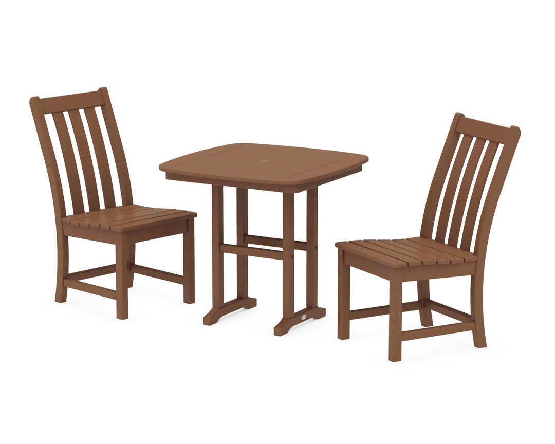POLYWOOD® Vineyard Side Chair 3-Piece Dining Set