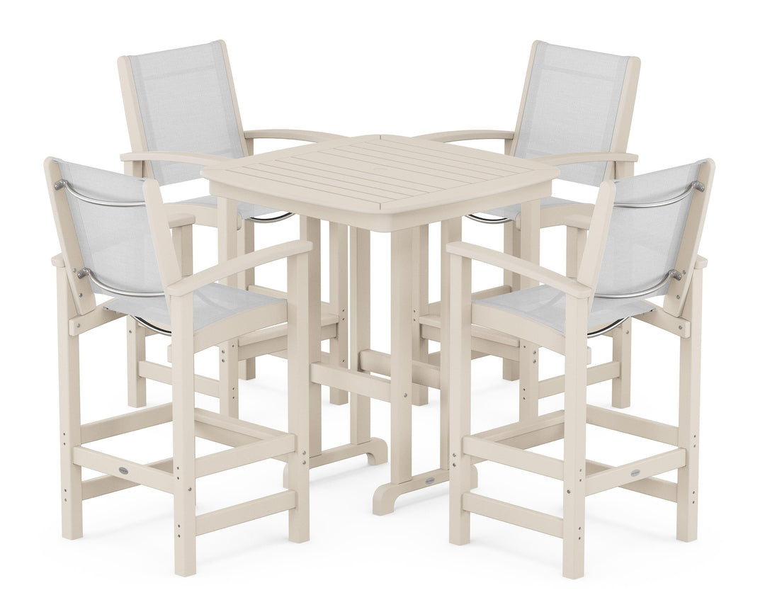 POLYWOOD® Coastal 5-Piece Bar Set