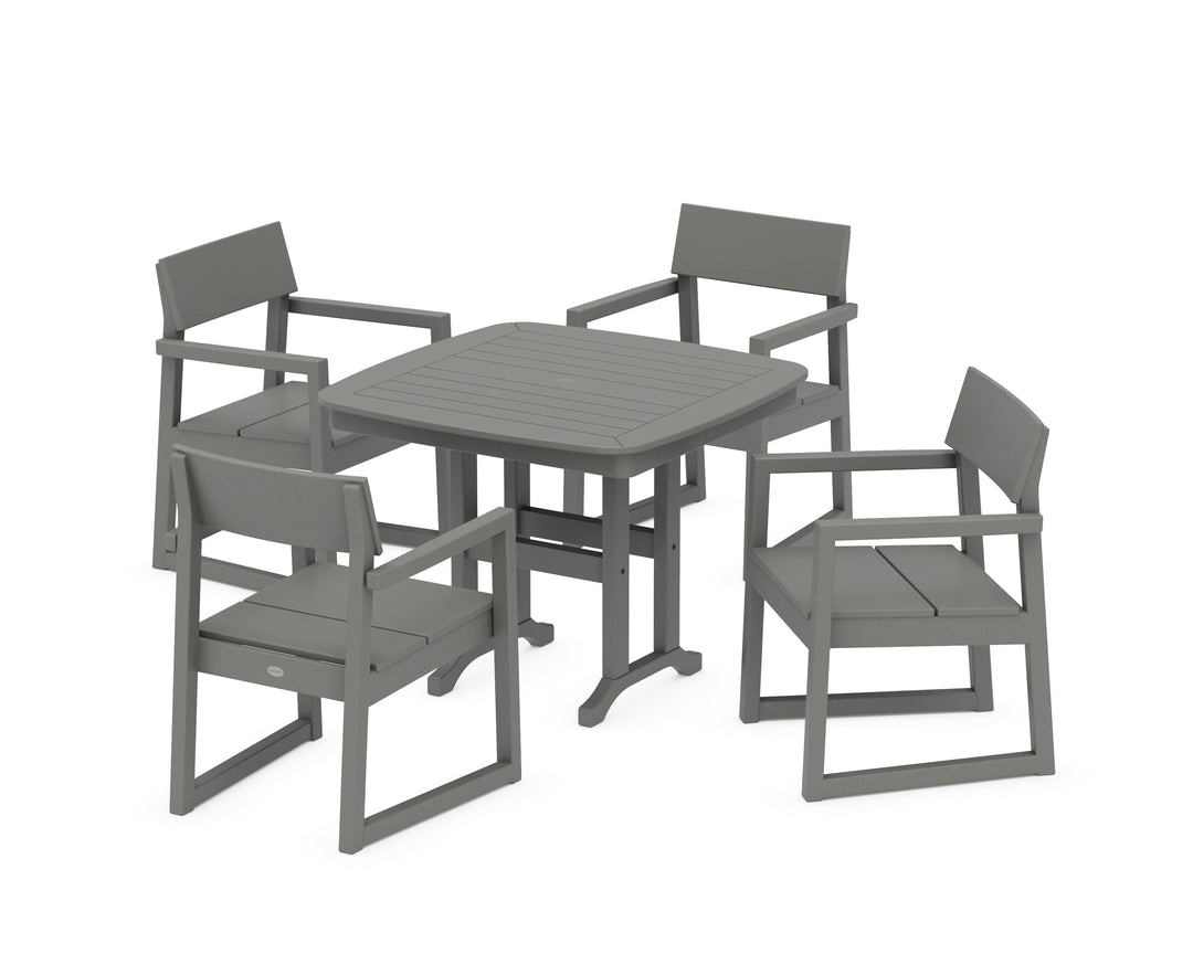 POLYWOOD® EDGE 5-Piece Dining Set