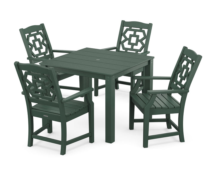 Martha Stewart by POLYWOOD® Chinoiserie 5-Piece Parsons Dining Set