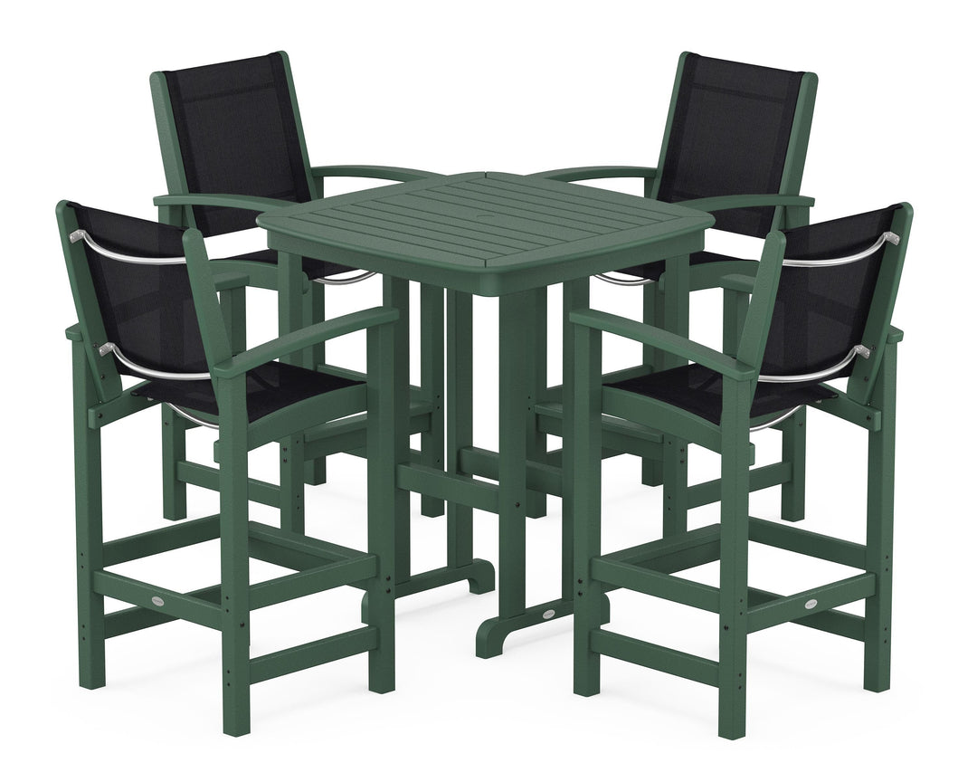 POLYWOOD® Coastal 5-Piece Bar Set
