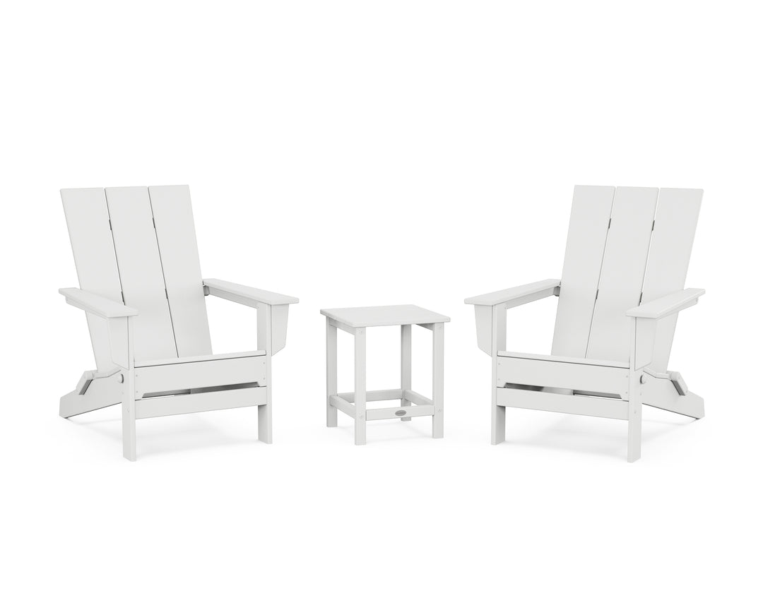 POLYWOOD® 3-Piece Modern Studio Folding Adirondack Set