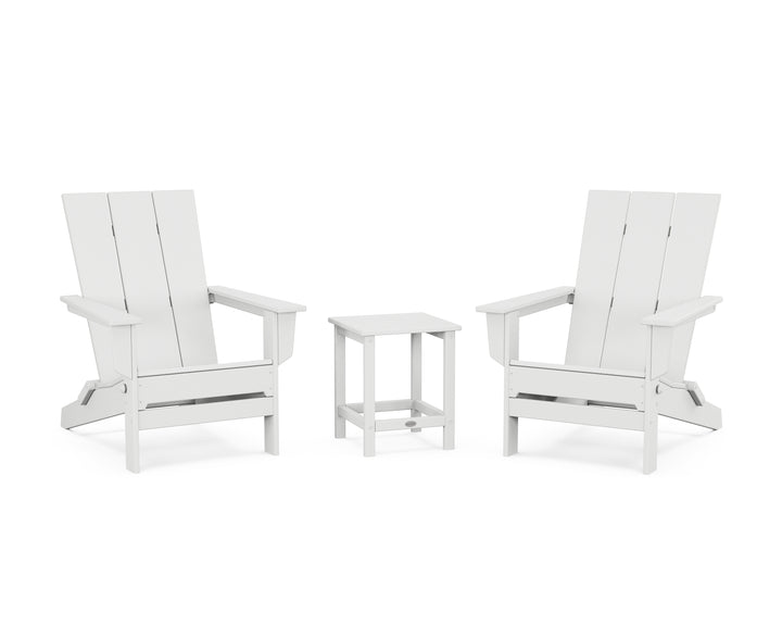 POLYWOOD® 3-Piece Modern Studio Folding Adirondack Set