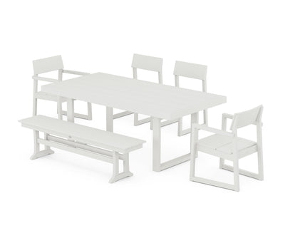 EDGE 6-Piece Dining Set with Bench