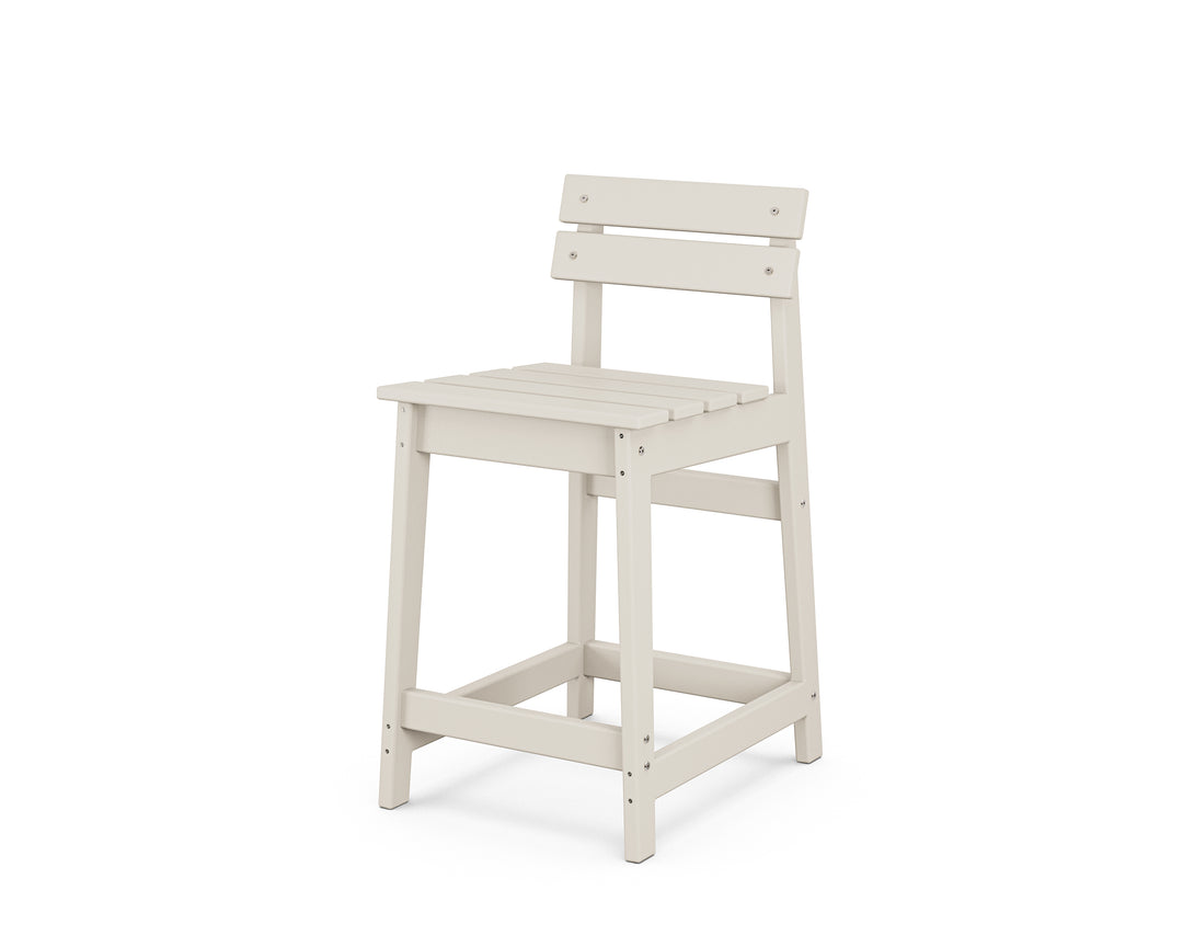 POLYWOOD® Modern Studio Plaza Lowback Counter Chair